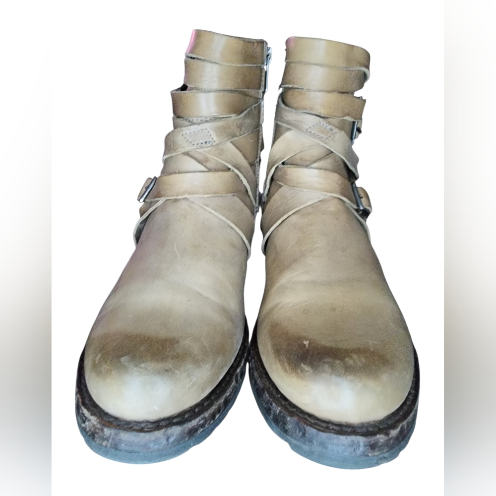 Frye Veronica Strappy Short Boots, Womens 7 - Picture 4 of 13